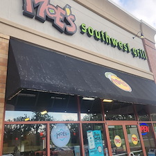 Commercial-Awning-Cleaning-Plaza-Off-Jefferson-Blvd-Fort-Wayne-IN 1