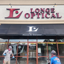 Commercial-Awning-Cleaning-Plaza-Off-Jefferson-Blvd-Fort-Wayne-IN 3
