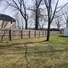Fence-Cleaning-in-Fort-Wayne-IN-Wood-Fence-Soft-Washing-Project 1