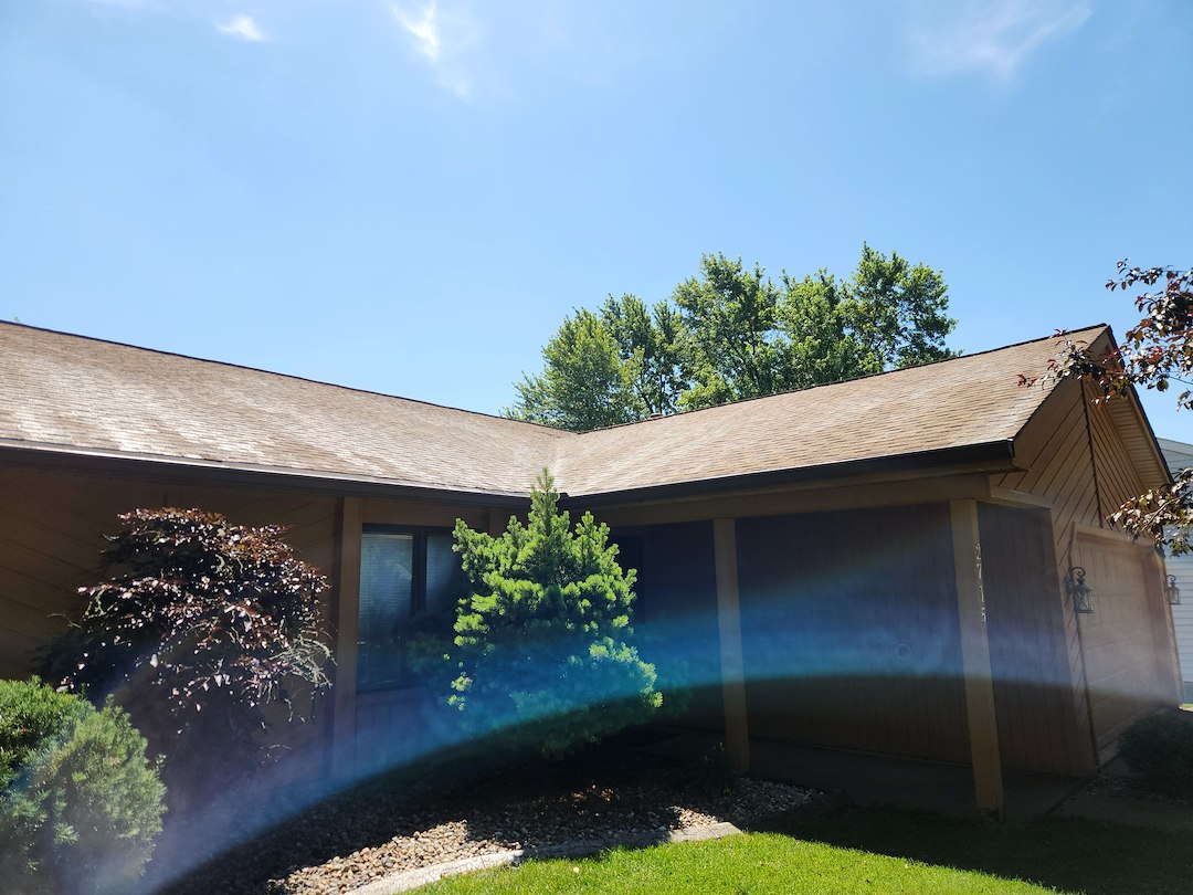 Roof Cleaning in Southwest Fort Wayne Near Covington Road