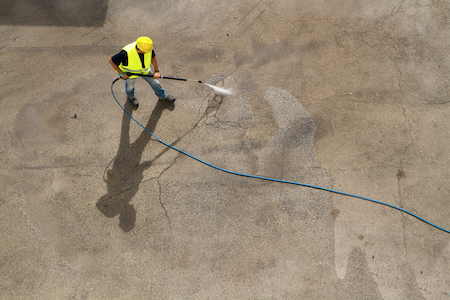 Concrete cleaning
